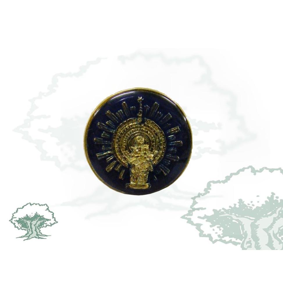 Pin Virgen del Pilar circular