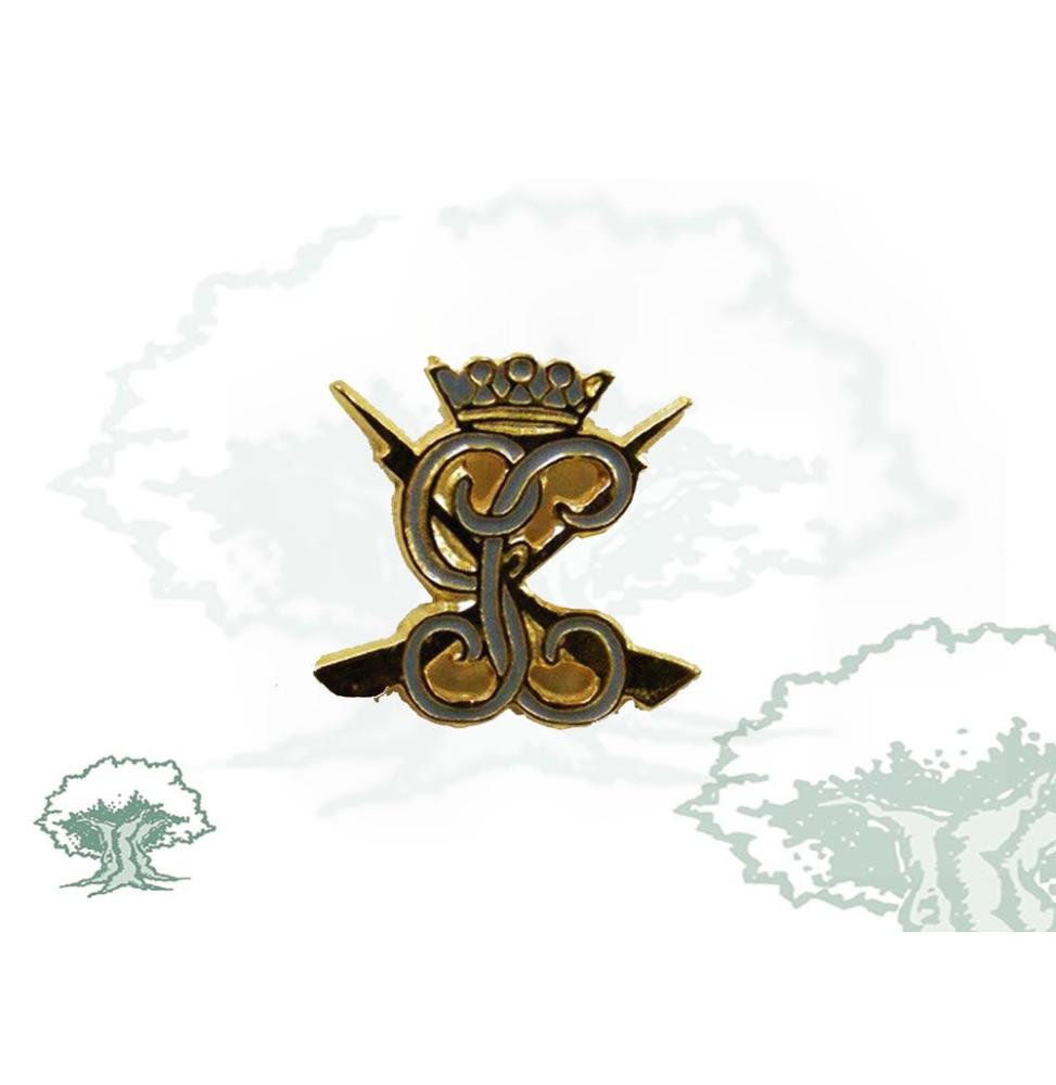 Pin emblema antiguo de la Guardia Civil perfilado