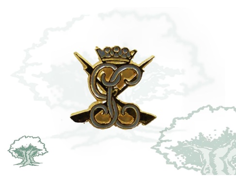 Pin emblema antiguo de la Guardia Civil perfilado