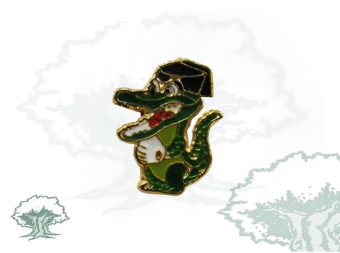 Pin caimán con tricornio Pin caimán con tricornio