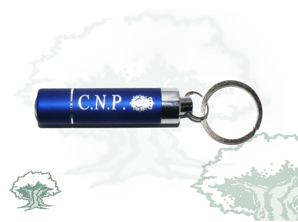Llavero linterna de la Policía Nacional