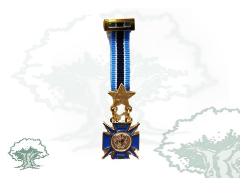 Medalla 50 Aniversario ONU miniatura