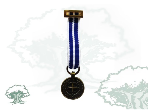 Medalla de la OTAN (Kosovo) miniatura