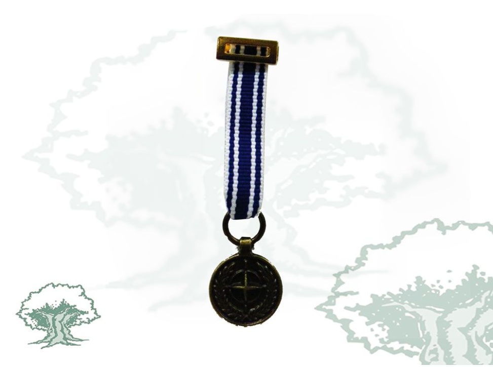 Medalla OTAN (Macedonia) miniatura