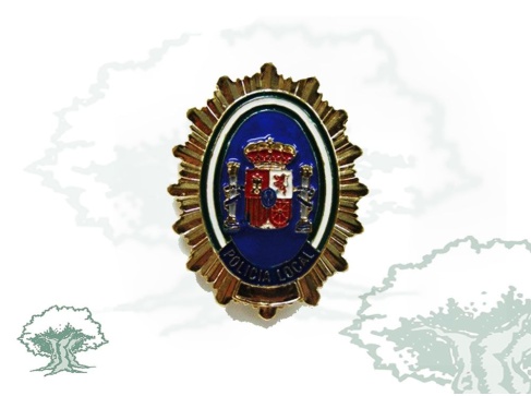 Chapa Policía Local Junta Andalucía para pecho