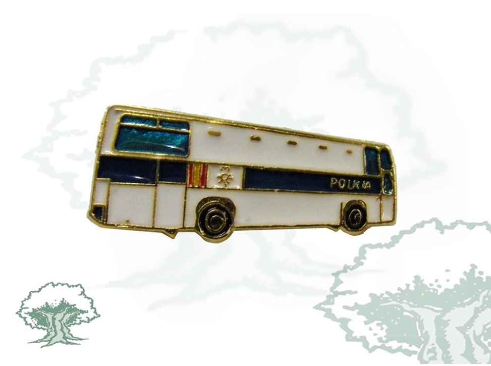 Pin autocar de la Policía Nacional