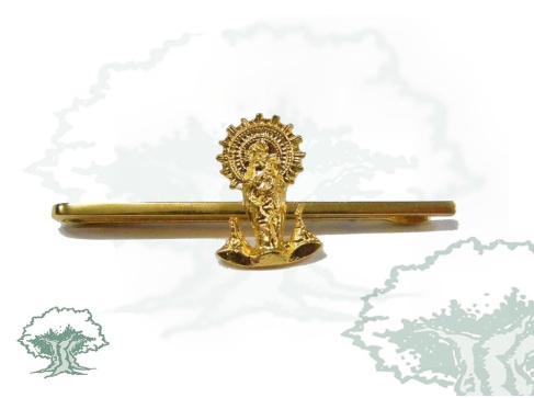 Sujetacorbatas Virgen del Pilar perfilado