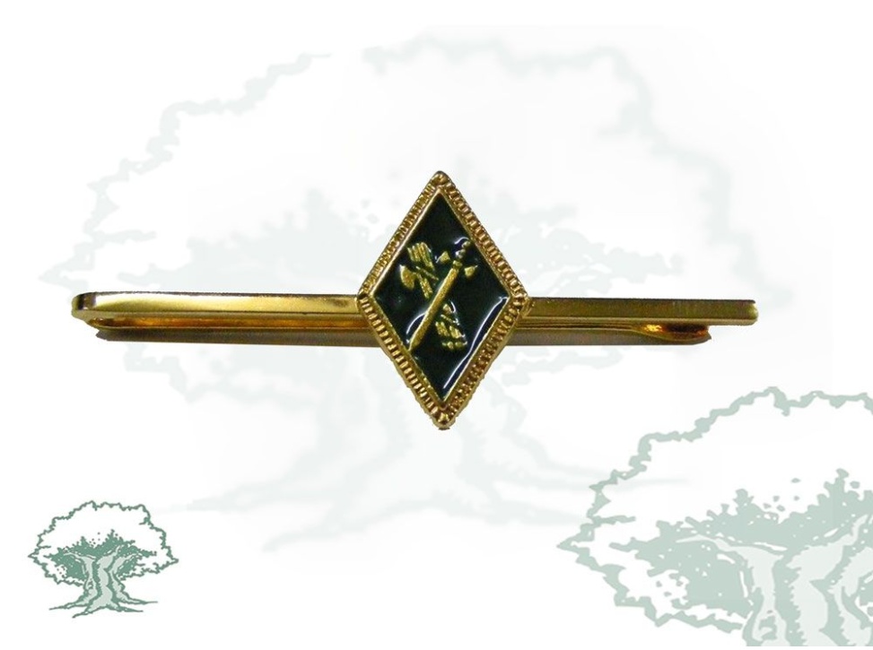 Sujetacorbatas Guardia Civil rombo verde