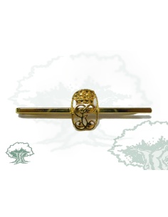 Sujetacorbatas Guardia Civil perfilado dorado