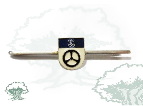 Sujetacorbatas Conductor de la Guardia Civil de plata