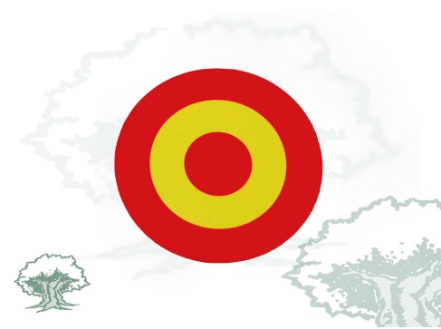 Pegatina escarapela España mediana