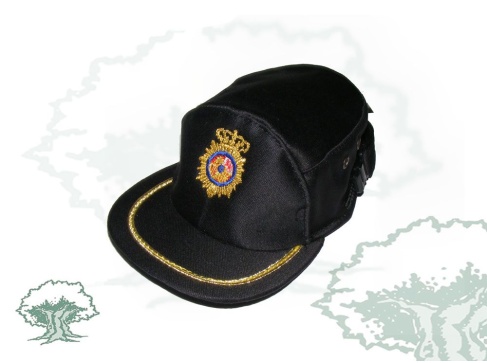Gorra decorativa Policía Nacional bordada