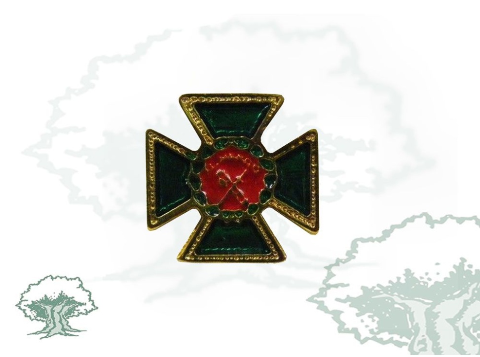 Pin Cruz Orden Mérito Guardia Civil distintivo rojo