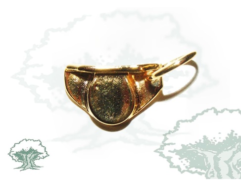 Colgante Tricornio dorado