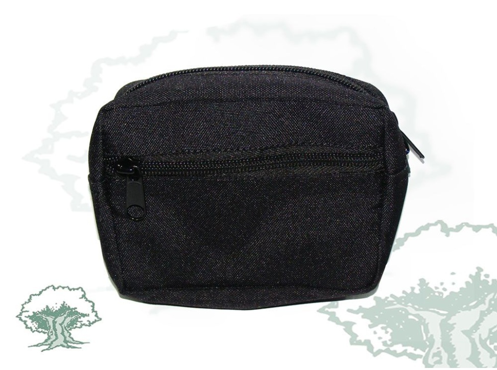 Bolso doble cremallera para cinturón