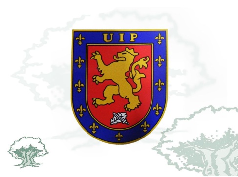 Pegatina UIP de la Policía Nacional