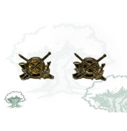 Emblemas Infantería del Ejército para cuello