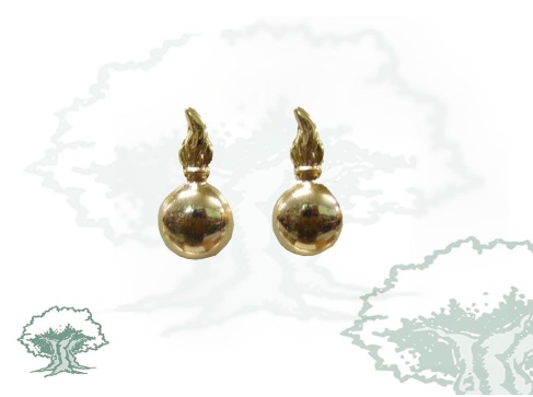 Emblemas Artillería del Ejército para cuello Emblemas Artillería del Ejército para cuello