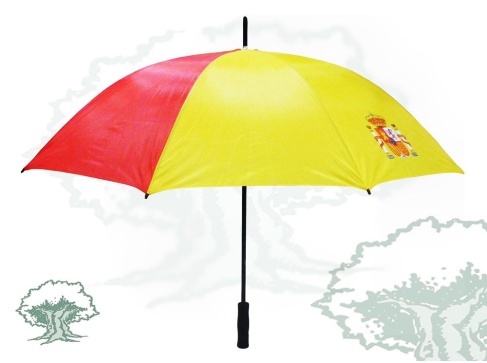 Paraguas con bandera de España