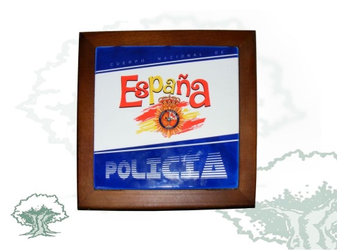 Azulejo Policía Nacional