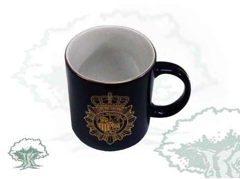 Taza Policía Nacional de porcelana