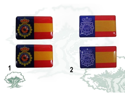 Pegatina Policía Nacional (2 unidades)