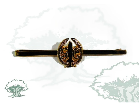 Sujetacorbatas GAR Guardia Civil dorado