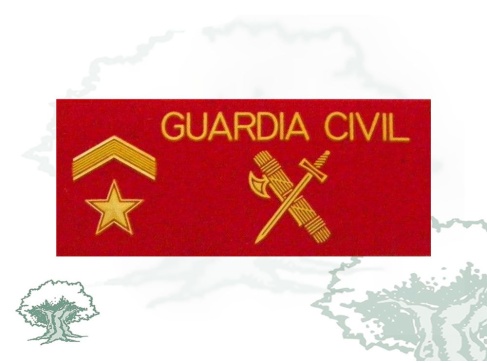 Galleta Subteniente de la Guardia Civil de fieltro grande
