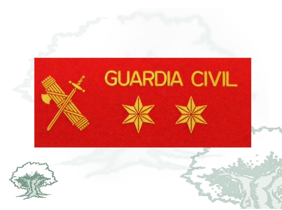 Galleta Teniente Guardia Civil fieltro grande