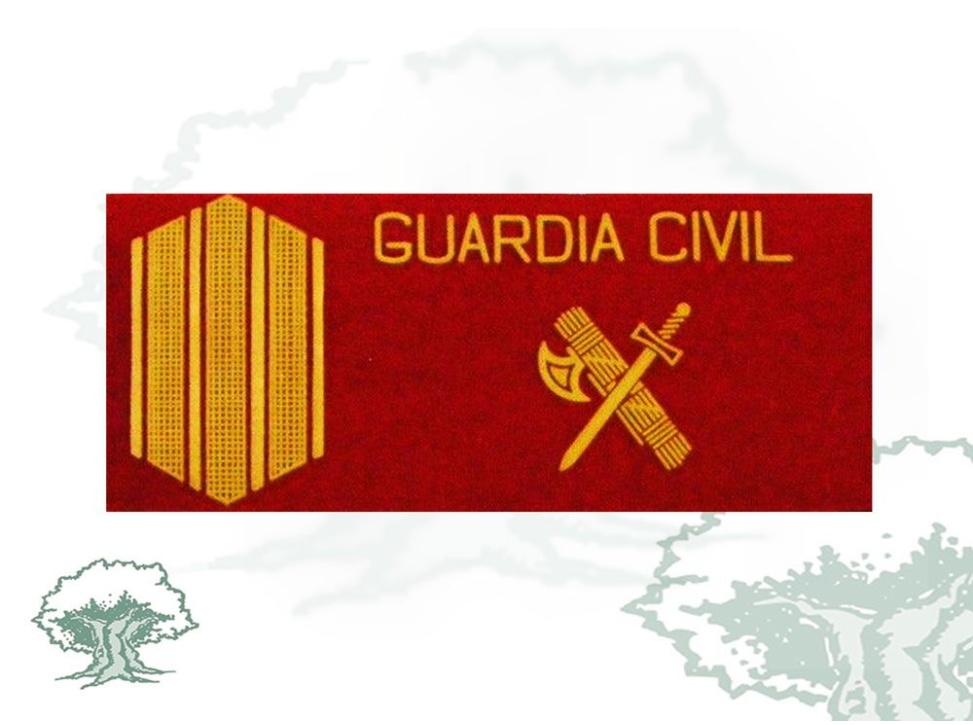 Galleta Cabo Guardia Civil fieltro con velcro