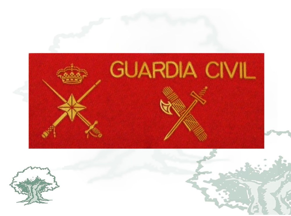 Galleta General de Brigada Guardia Civil fieltro con velcro