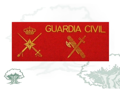 Galleta General de Brigada de la Guardia Civil de fieltro con velcro