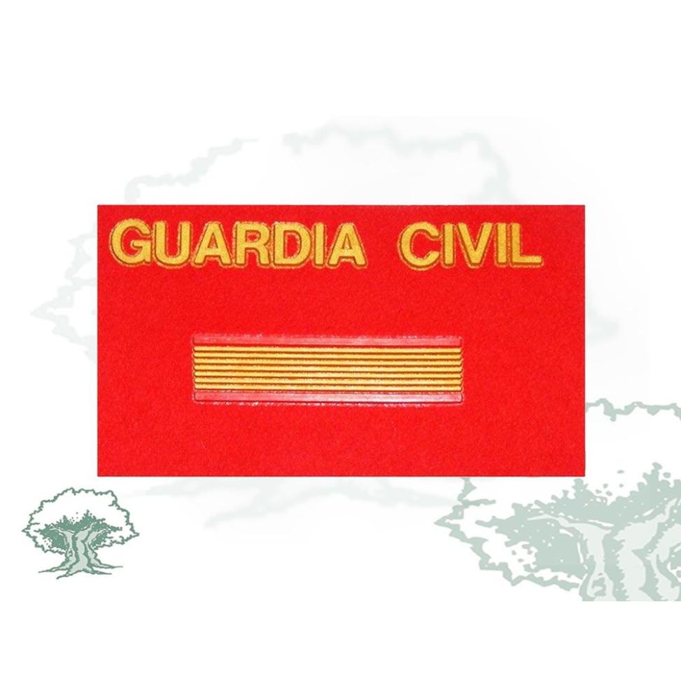 Galleta Cabo 1º de la Guardia Civil de PVC con velcro