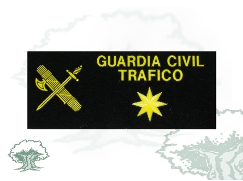 Galleta Comandante Guardia Civil de Tráfico fluor