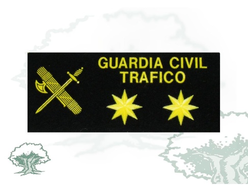 Galleta Teniente Coronel de la Guardia Civil de Tráfico en fluor