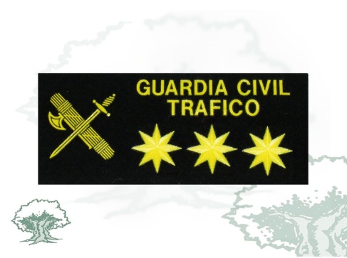 Galleta Coronel de la Guardia Civil de Tráfico en fluor