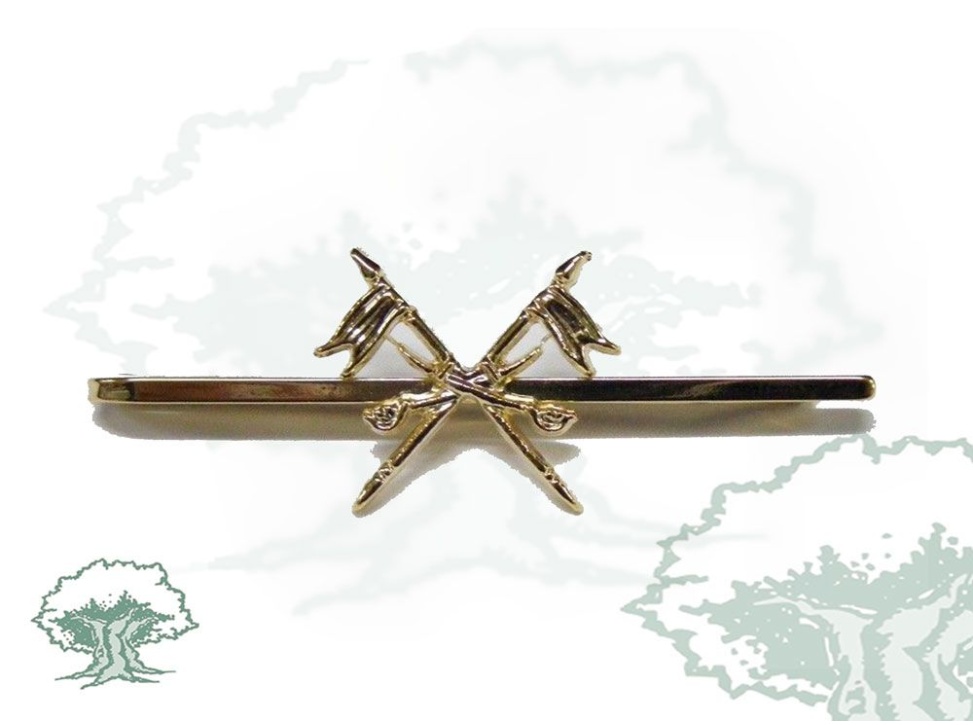 Sujetacorbatas Caballería Ejército