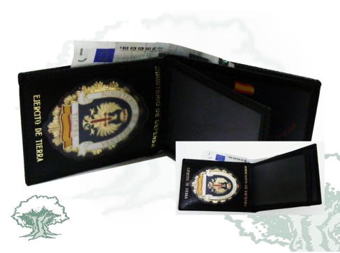 Cartera Ejército con chapa