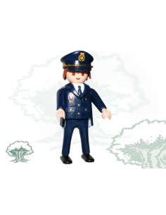 Muñeco articulado Policía Nacional con traje diario