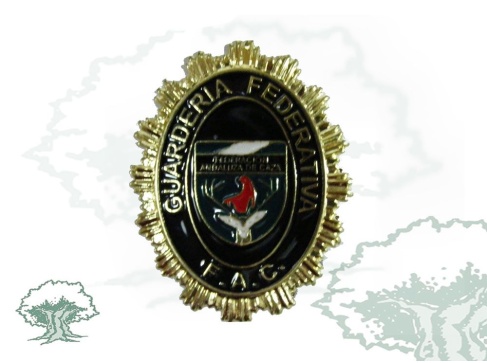 Chapa Federación Andaluza de Caza