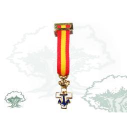 Medalla Mérito Naval miniatura