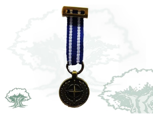 Medalla OTAN Isaf miniatura