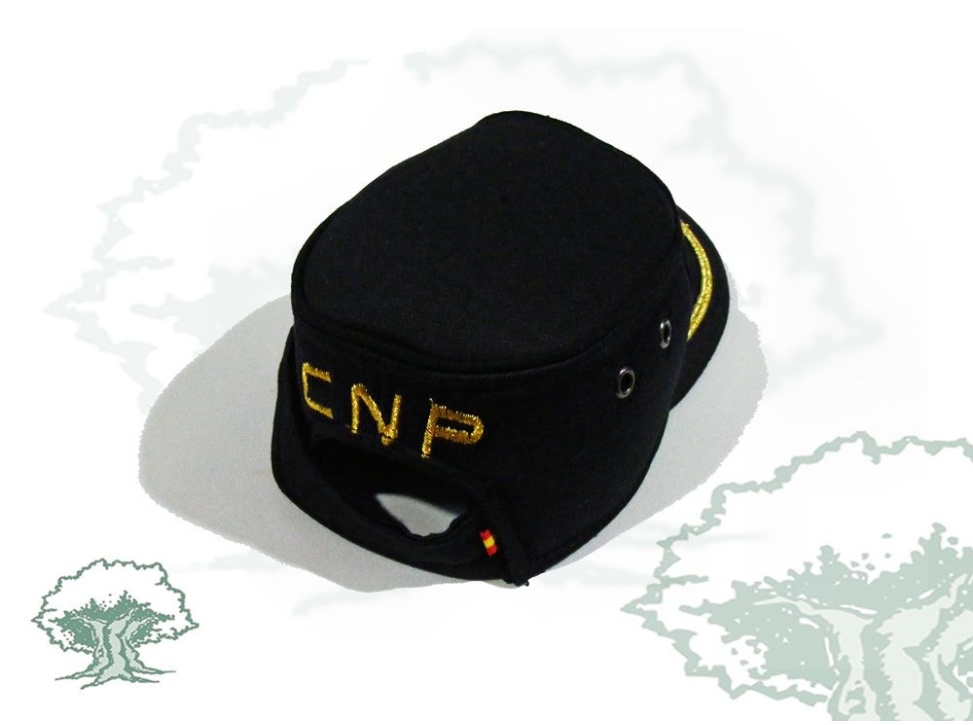 Gorra decorativa Policía Nacional en terflex