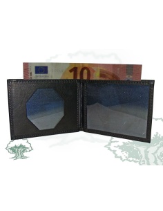 Cartera Guardia Civil billetera simple para chapa octogonal