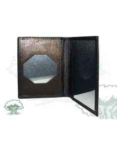 Cartera Guardia Civil tipo libro para chapa octogonal
