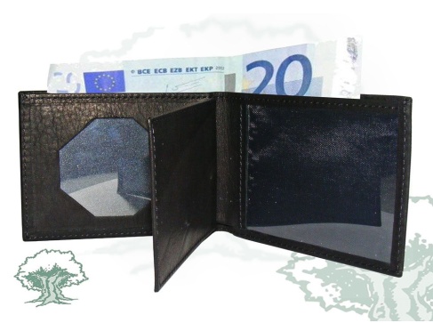 Cartera billetera doble Guardia Civil para chapa octogonal