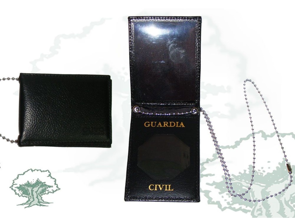 Cartera para colgar Guardia Civil para chapa octogonal