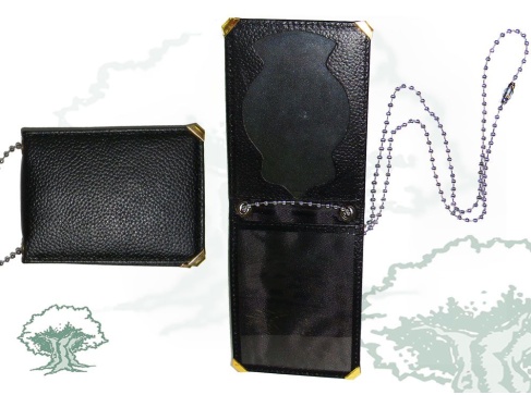 Cartera Policía Nacional para colgar chapa oficial