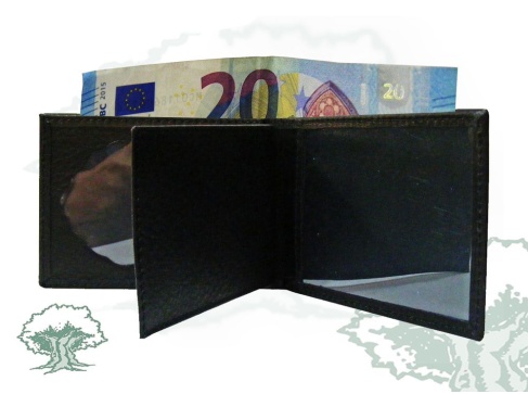 Cartera billetera con chapa