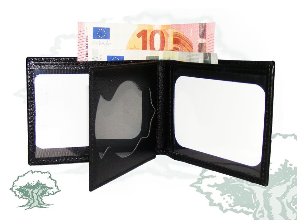 Cartera Policía Nacional monedero para chapa